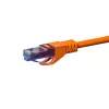 DSIT CAT6a U/UTP 100% koper netwerk-patchkabel, 20m, oranje, RJ45, 10Gbps, 500MHz