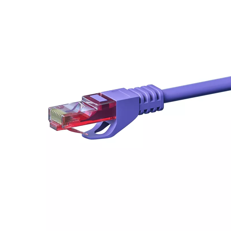 DSIT CAT6 netwerkkabel U/UTP 50 m violet 100% koper - DC-68-500