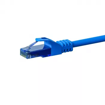 DSIT CAT6a U/UTP 100% koper ethernet-patchkabel, 30 m, blauw
