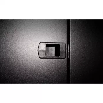 DSIT 18U wandmontage-serverkast met metalen deur, 600x450x900 mm, zwart