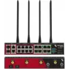 Opengear OM1304-4E 4-poorts RS232-seriële module met 4-poorts gigabit-ethernet-switch, softwarematig selecteerbare X1/X2-pinbezetting