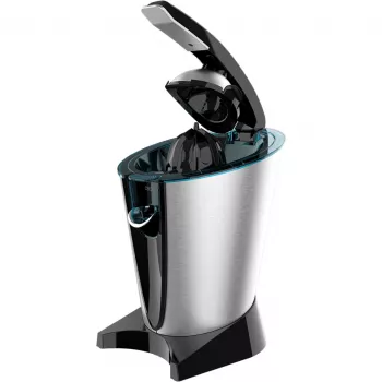 Cecotec Essential Vita Hyden 600 Steel elektrische citruspers – roestvrij staal/zwart, 600 W