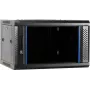 DSIT DS6604 4U wandmontage-serverbehuizing met glazen deur, 600x600x280 mm, zwart
