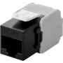 DS-IT CAT6a UTP keystone-netwerkconnector - gereedschapsloos - zwart (DS-KC-UTP6A-TL-1)
