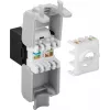 DS-IT CAT6a UTP keystone-netwerkconnector - gereedschapsloos - zwart (DS-KC-UTP6A-TL-1)