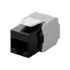 DS-IT CAT6a UTP keystone-netwerkconnector - gereedschapsloos - zwart (DS-KC-UTP6A-TL-1)