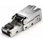 DSIT S/FTP CAT7 gereedschapsloze RJ45-stekker voor soepele kabel
