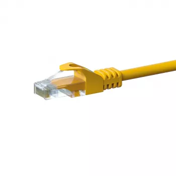 DSIT CAT5e netwerkkabel U/UTP 50m geel 100% koper
