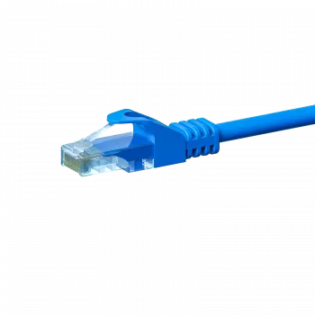 DSIT CAT 5e U/UTP netwerk-patchkabel, 0,25 m, blauw, CCA, RJ45