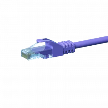 DSIT CAT 5e U/UTP netwerk-patchkabel, 0,25 m, paars, CCA, RJ45, 1 Gbit/s