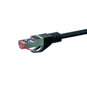 DSIT CAT 6 S/FTP LSOH netwerk-patchkabel, 0,25 m, zwart (DC-S60-002)