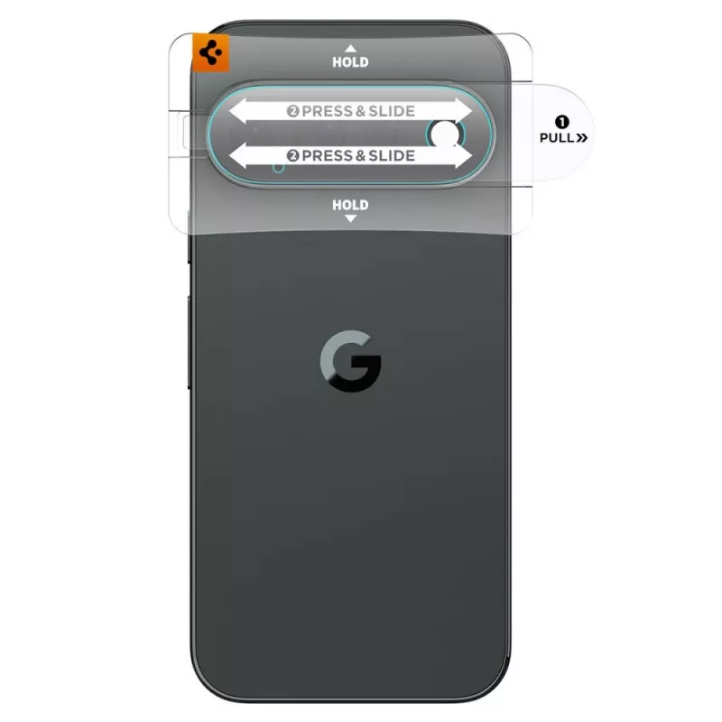 Spigen Optik Pro Glas.tR EZ Fit cameraschutz 2-pack voor Google Pixel 11 Pro - transparant