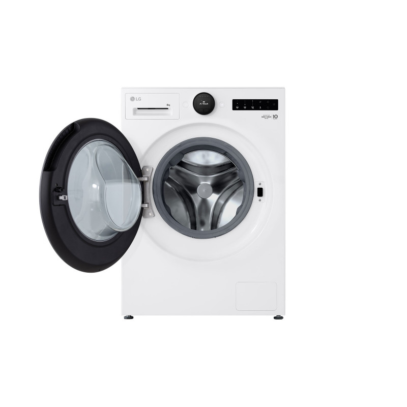 LG F4WX808YC 8 kg 1400 t/min wasmachine met AI DD en Steam+ - wit