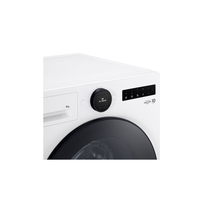 LG F4WX808YC 8 kg 1400 t/min wasmachine met AI DD en Steam+ - wit