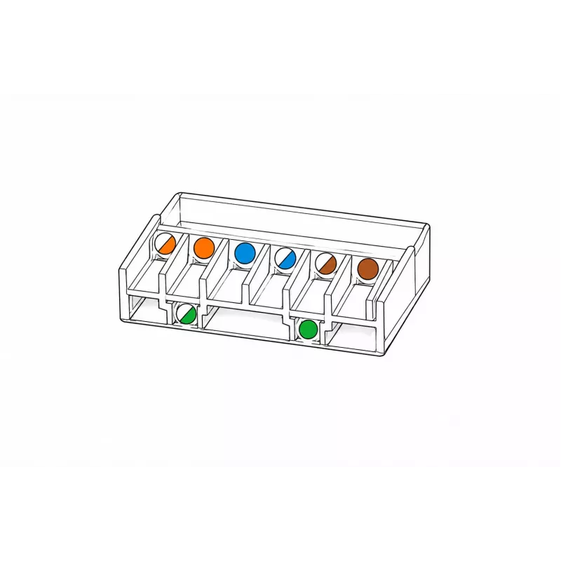 DSIT UTP RJ45 CAT6a netwerkstekker voor flexibele kabels - 10-pack