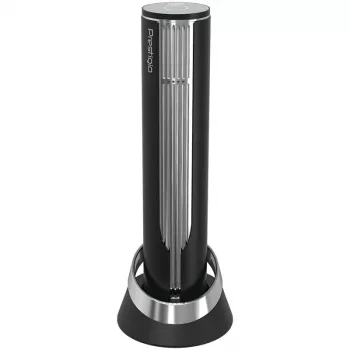 Prestigio Maggiore automatische wijnopener, zwart/zilver (PWO104SL)