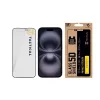 Tactical Glass Shield Privacy 5D displayschermfolie voor iPhone 15 / 16, zwart