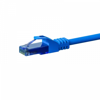 DSIT CAT6a U/UTP 100% koper patchkabel - 20m, blauw, 10GbE, 500MHz