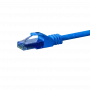 DSIT CAT6a U/UTP 100% koper patchkabel - 20m, blauw, 10GbE, 500MHz