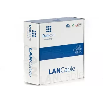 DSIT DANICOM CAT6A U/UTP 50m flexibele PVC (Fca) netwerk-installatiekabel