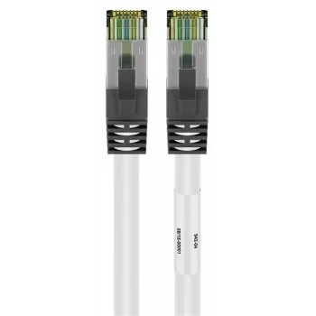 DSIT CAT 8 S/FTP PiMF RJ45 netwerkkabel, 2 m, wit