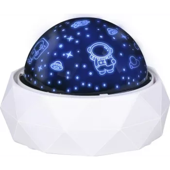 GRUNDIG sterrenprojector LED-nachtlamp met roterende sterrenbeelden
