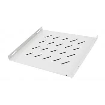DSIT vaste legplank voor 800 mm diepe outdoor-serverkasten, 1U, 50 kg belasting, lichtgrijs