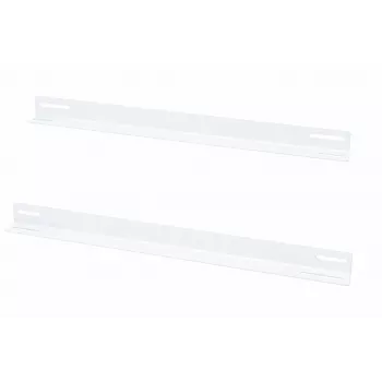 DSIT 19 inch rackrails voor 450 mm diepe wandkasten - wit