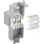 DS-IT CAT6a UTP keystone netwerkdoos - gereedschapsloos - grijs (DS-KC-UTP6A-TL-2)