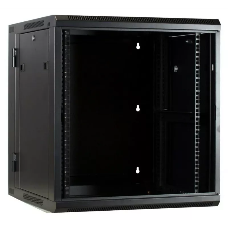 DSIT DS6612-DOUBLE omkeerbare wandmontage-serverkast met glazen deur, 600 mm breed