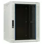 DSIT DS6615W-DOUBLE 6U omkeerbare wandmontage serverkast met gehard glazen deur, wit (600x450x370 mm)