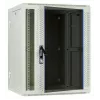 DSIT DS6615W-DOUBLE 6U omkeerbare wandmontage serverkast met gehard glazen deur, wit (600x450x370 mm)