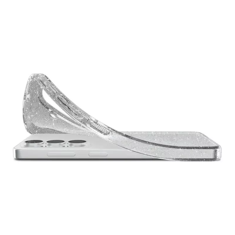 Spigen Liquid Crystal Glitter hoes voor Samsung Galaxy S26+ - transparant