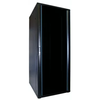 DSIT DS8042 42U 19 inch serverrack-kast met gehard glazen deur, 800x1000mm, zwart