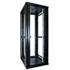 DSIT DS8042 42U 19 inch serverrack-kast met gehard glazen deur, 800x1000mm, zwart
