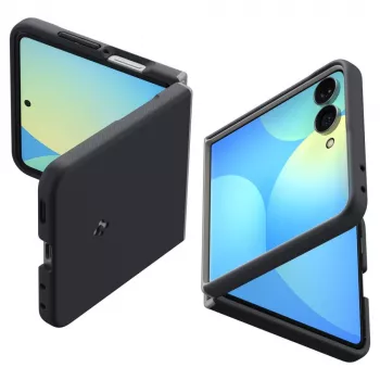 SPIGEN Nano Pop MagSafe-hoes voor Samsung Galaxy Z Flip8 - Black Sesame