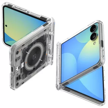 SPIGEN Ultra Hybrid Pro MagSafe-hoes voor Samsung Galaxy Z Flip8 Neo One – transparant