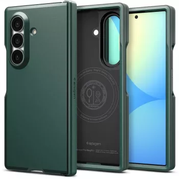 Spigen Tough Armor Pro MagSafe-hoes voor Samsung Galaxy Z Fold 8 Ultra - Abyss Green