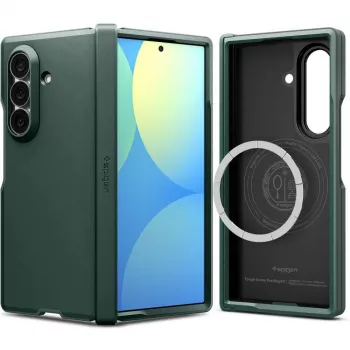 Spigen Tough Armor Pro MagSafe-hoes voor Samsung Galaxy Z Fold 8 Ultra - Abyss Green