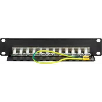 DSIT DS-10Patch6-12FTP 10 inch 12-poorts FTP CAT6 patchpanel