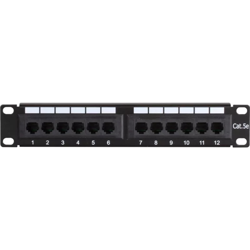 DSIT DS-10Patch5-12UTP 10 inch 12-poorts UTP CAT 5e patchpanel