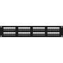 DSIT DS-Patch6-48UTP CAT6 UTP 19 inch 48-poorts netwerk-patchpanel, 1U, zwart
