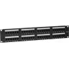 DSIT DS-Patch6-48UTP CAT6 UTP 19 inch 48-poorts netwerk-patchpanel, 1U, zwart