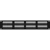 DSIT DS-Patch6-48UTP CAT6 UTP 19 inch 48-poorts netwerk-patchpanel, 1U, zwart
