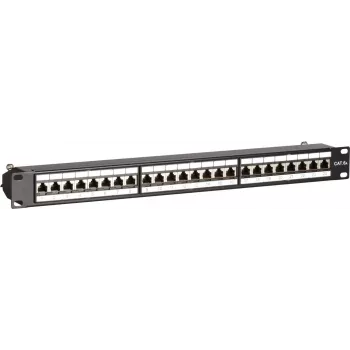 DSIT CAT 6a STP 24-poorts 19 inch rackmontage-patchpanel