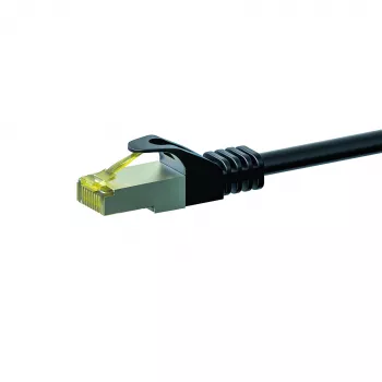 DSIT Cat.7 S/FTP PiMF RJ45 netwerk-patchkabel, 30 m, zwart