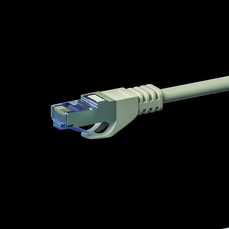 DSIT CAT 6a S/FTP LSOH netwerk-patchkabel, 0,5 m, grijs (DC-6A1-005)