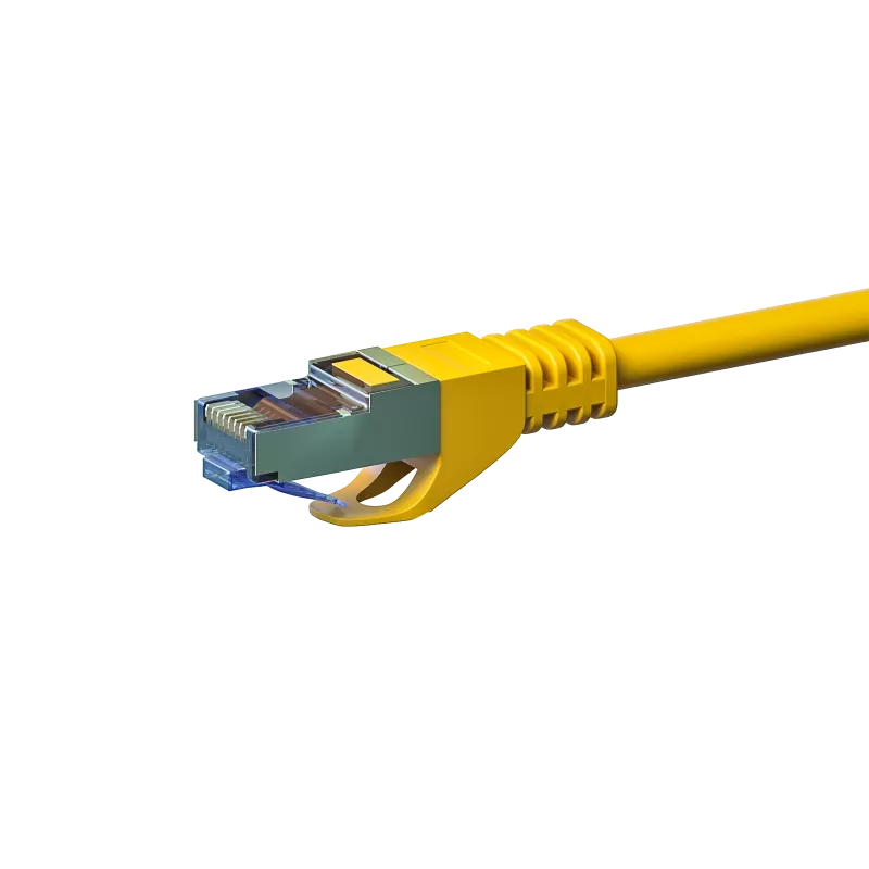 DSIT CAT 6a S/FTP LSOH netwerk-patchkabel, 3m, geel