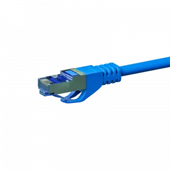 DSIT CAT 6a S/FTP LSOH netwerk-patchkabel, 7,5 m, blauw