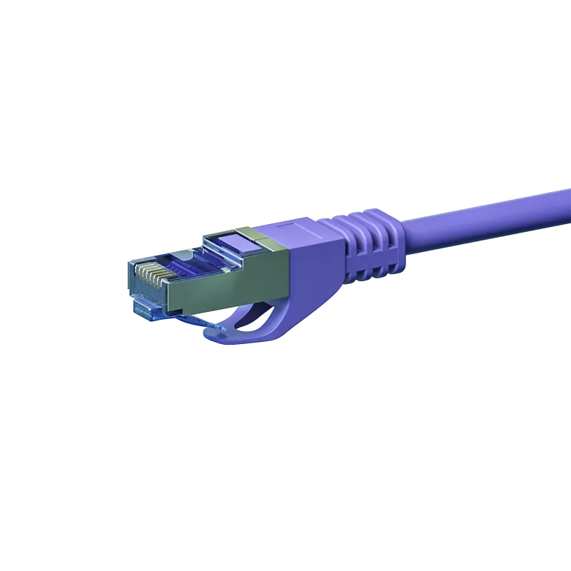 DSIT CAT 6a netwerkkabel LSOH - S/FTP - 7,50 m - violet (DC-6A8-075)